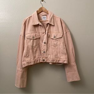ZARA colored denim jacket, size S-M